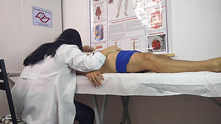 Nurse Makes Patient Have Very Hard Erection