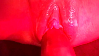Whore with a cum filled swollen pregnant cunt