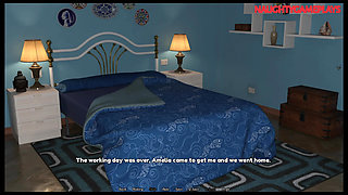 Cheating Wife Gives Old Man a Handjob While Husband is At Work - Perfect Housewife 05 By k4soft