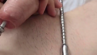 Vid Medley Pushed a Plug and Urethral Vibrator Down My Cock