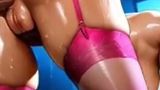 Wet Big Pussy Wife Fucking with Friend