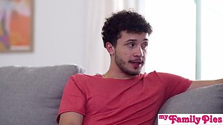 Stepsister Penelope Kay Blowjob & Handjob - Cum Shot on Big Dick