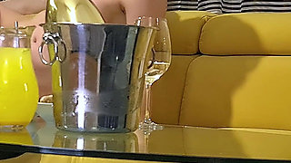 Merry Christmas and Happy New Year, Last Hot Romantic Sex of the Year, at the New Year's Party with Dada Deville