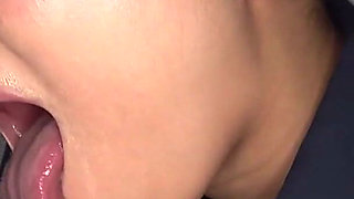 Haruno Ando Puts Her Split Tongue Into Mari Kagami’s Nose