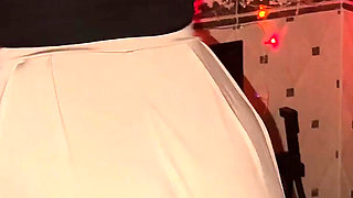 Merry Christmas! New Year's Eve Pissing Compilation! Close-up of a Pussy and Dirty Pads! POV!