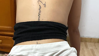 Fucking my roommate while cleaning