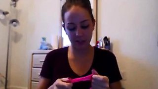 Amateur Striptease with a Funny Twist