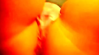 Webcam girl uses sex toy on her wet puffy pussy.