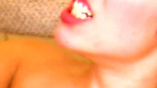 Her Teen Lips Suck on Stepdaddy's Cock