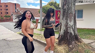 Threesome with Two Busty Colombian Women I Meet on the Street - Alejandra Palacios & Sthefycupcake