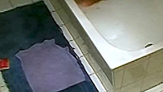 MILF Does Personal Hygiene in the Bathroom