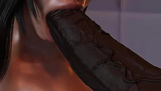 Tifa's Dark Heaven: Cuckold Watches His Girl Giving Tit Job Blowjob to BBC and Swallowed His Cum - Episode 38