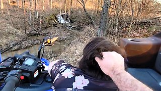 BBW Creampied in Public - Waterfall Adventure