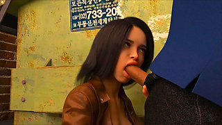 Office Colleague Girl Sucking Viktor Big Cock Almost Caught