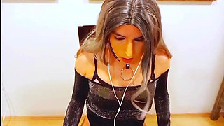 Sissy Crossdresser Touching Herself