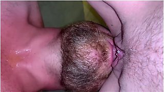 Pissing All Over Him Like A Human Toilet While He Jerks Off Until He
