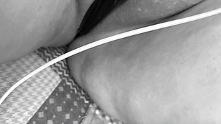 My shorts and pussy need a good cock