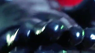 Sexual Latex Rubber Glove Fetish