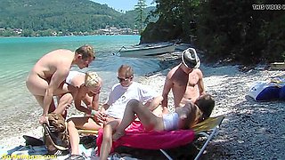 Real Outdoor Groupsex Fuckfest