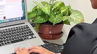 She Works Late so She Can Be Alone with Her Boss and Get Hot Milk in Her Pussy!