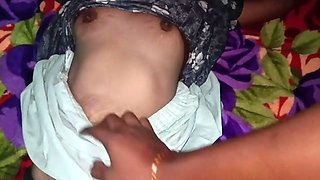 Desi telugu new married couples homemade fucking in