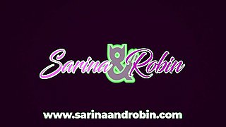 SARINAANDROBIN Gloved Handjob with Anal