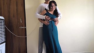 Indian Puja Bhabhi Having Sex In Beautiful Dress In Pink Underwear Hardcore Sex60fps - Big tits