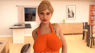 Small boobs, anal plug, echoes of lust
