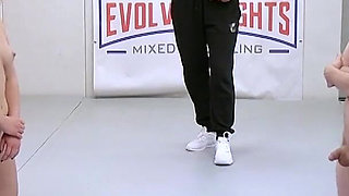 Juliette March Vs Sam Solo Mixed Wrestling