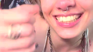 Nose Fetish Cute Goth Rubs Your Cock All Over Her Button Nose Pig Nose Flaring JOI Cum Inside My Nose