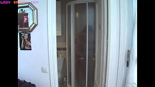 White Girl Takes a Shower, Look How Hot She Is