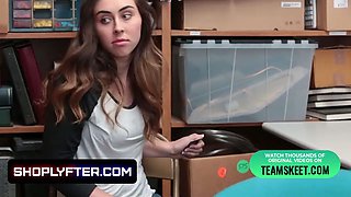 Little innocent brunette lets the lp officers bang her Tight Pussy