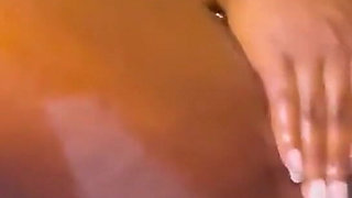 Thick Nerdy Ebony Home Alone Playing with Herself