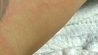 Amateur MILF Wife Fisted Fisting on Couch Real Girl Pussy Squirting