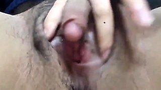 Japanese Girl's Huge Clit Masturbation