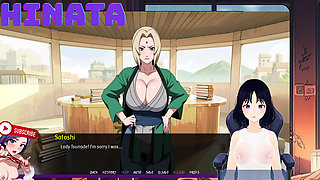 SHINBI SECRETS part 9. I spy on Tsunade in her HOKAGE office