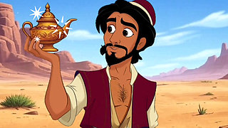 Aladdin Porn: Cuckold Aladdin Finds a Magic Lamp and Makes a Dirty Wish. Cartoon fairy tales