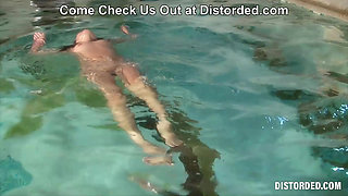 And you Call yourself Mr Integrity! Asian Beauty Teasing by the Pool at Distorded