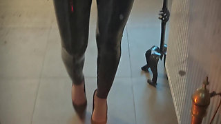 Catsuit and Strapon - Mistress Julia