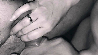 Splattered with sperm