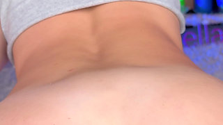Anal with Fuck Machine Close up