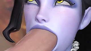 Overwatch - Slut Widowmaker Chooses Big Dick Over Rose (3d Animated)