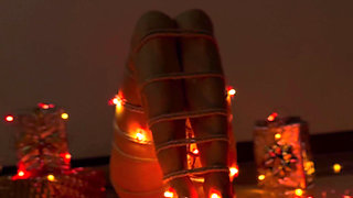 Just Me Pretending to Be Your Christmas Tree P.s. Feet Lovers Might Really Enjoy the Tease