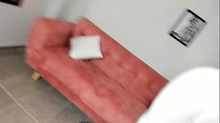 Cute asian teen with a big cock jerking on cam realteenscam