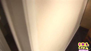 Femdom amateur sex babe doggy-style shagged in hotel room