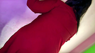 POV: Arab Big Ass & Huge Boobs Hot Muslim MILF Stepmom clean stepson's room & try to seduce him by show her nudes on Eid day