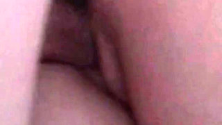 Bitch in Black Mesh Stockings Tits Tits and Gets Creampie in Wet Pussy