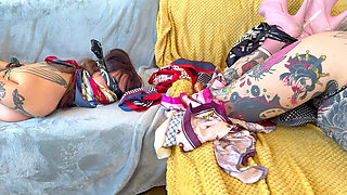After Party Bondage Silk Scarves Seduction HD