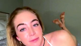 Grace Charis Nude Bed Titty Tease