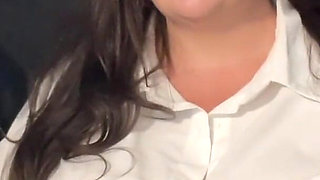 Busty BBW glory hole job interview